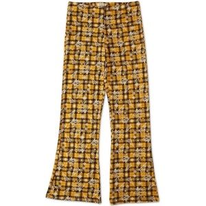 Full Circle Trends Merry & Bright Fit n Flare Lounge Pants - Yellow Size 3XL New